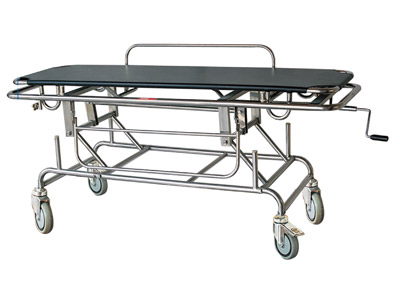 Stainless-steel Rise-and-Fall Stretcher Cart