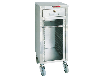 Cart for Medical Record Holders with 24 Shelves