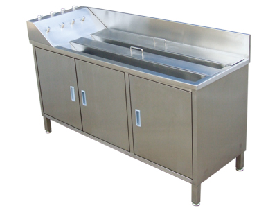 Stainless Steel Soaking and Washing sink for Gastroscope